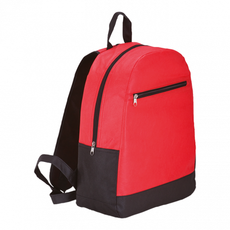 Backpack With Front Zip Pocket - Non-Woven - Image 3