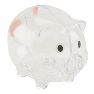 Plastic Piggy Bank
