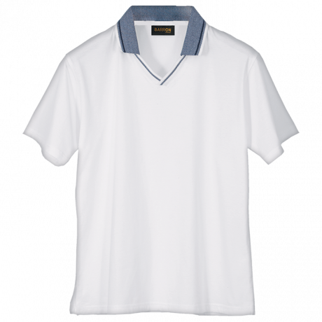Ladies Jacquard Collar Golfer - Image 5