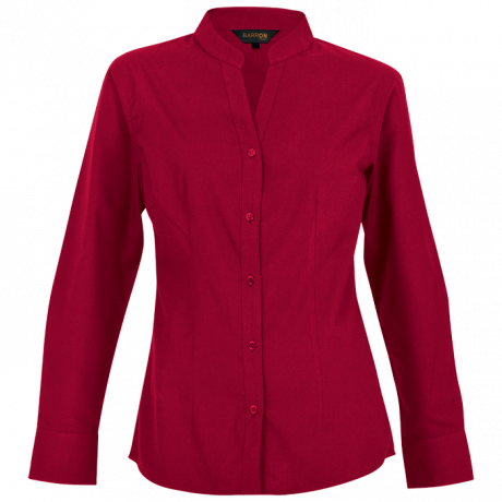 Ladies Barista Blouse Long Sleeve - Image 3