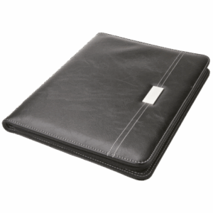 Zippered A4 Folder with Laser Plate