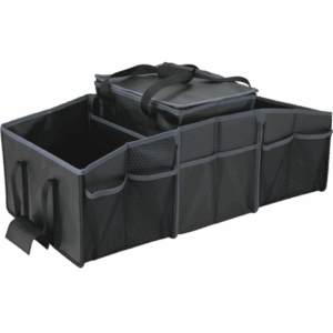 Three Compartment Portable Boot Organiser with Removable Cooler