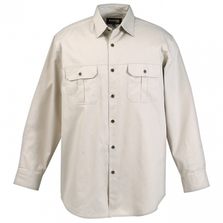 Mens Bush Shirt Long Sleeve - Image 2