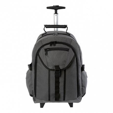 Checked Executive Rolling Backpack