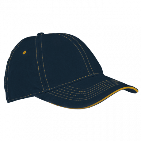 6 Panel Microfibre Stitch Cap - Image 3