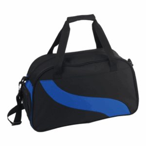 Wave Design Duffel Bag with Shoe Compartment
