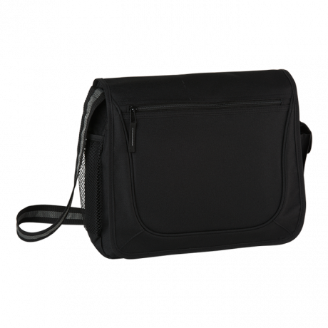 Messenger Bag with Coloured Stripe Strap - Image 3