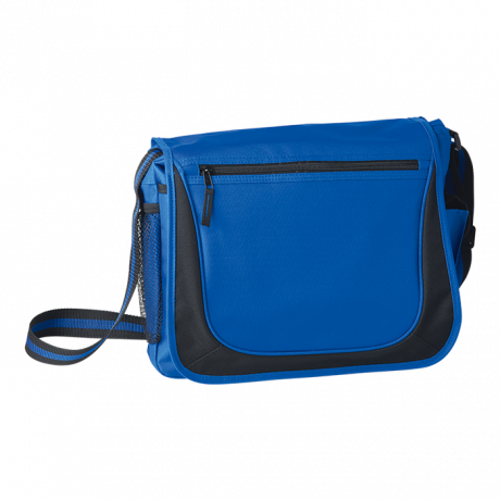 Messenger Bag with Coloured Stripe Strap - Image 2