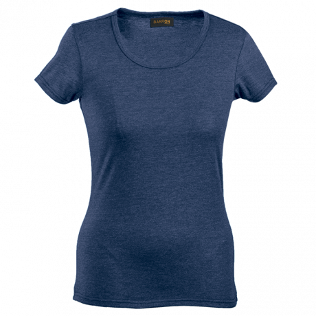 Ladies Melange Crew Neck T - Image 3