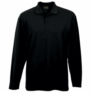 Mens 175g Pique Knit Long Sleeve Golfer