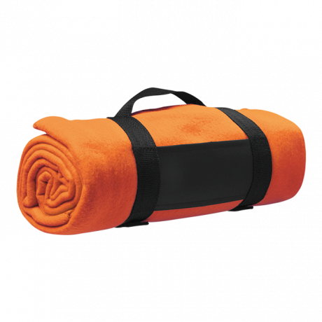 Fleece Blanket with Carry Strap - Image 3
