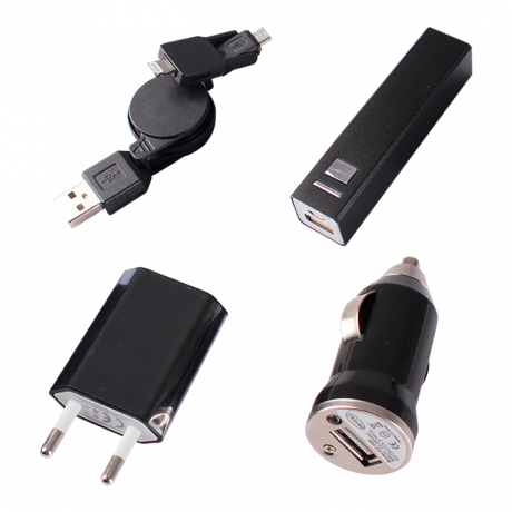 4 Piece Tech Set in Black Gift Box