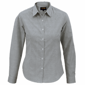 Ladies Clifton Check Blouse Long Sleeve