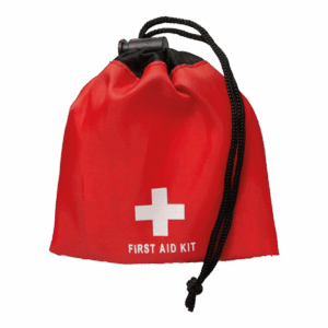 11 Piece First Aid Kit in Drawstring Pouch