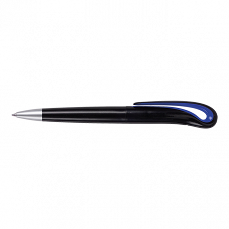Swan Neck Design Ballpoint Pen with Black Barrel