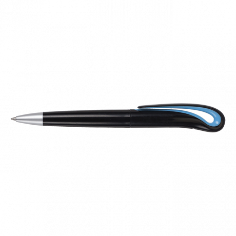 Swan Neck Design Ballpoint Pen with Black Barrel - Image 2