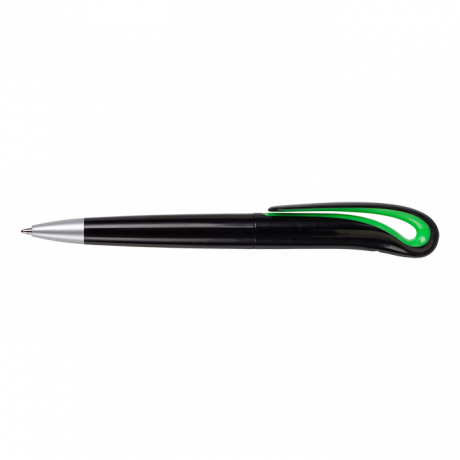 Swan Neck Design Ballpoint Pen with Black Barrel - Image 3