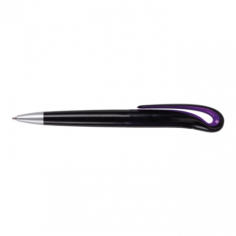 Swan Neck Design Ballpoint Pen with Black Barrel - Image 4