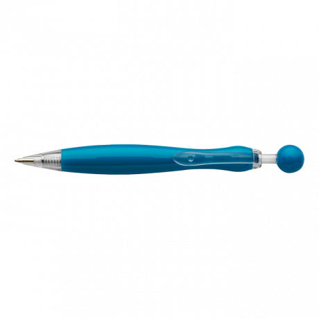 Curved Ballpoint Pen with Ball Plunge Mechanism - Image 3