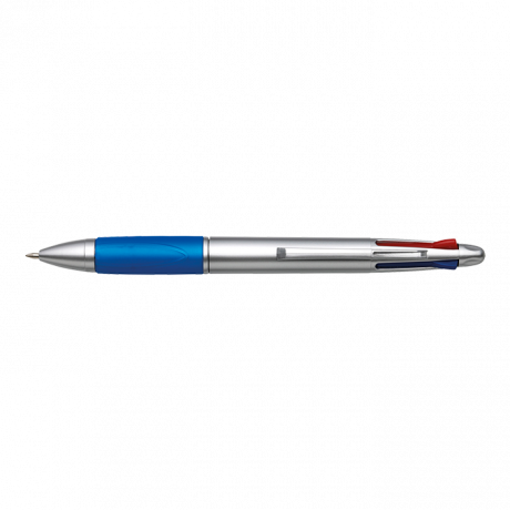 4 Colour Ballpoint Pen with Rubber Grip - Image 2
