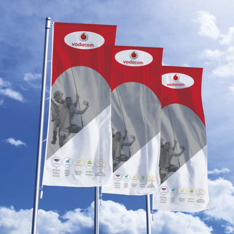 Corporate Flag - Double Sided - Digital