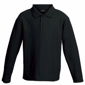 Kiddies 175g Pique Knit Long Sleeve Golfer