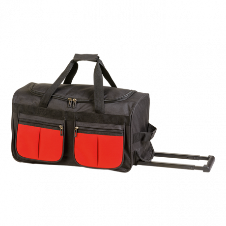Rolling Duffel With Coloured Front Pockets - Image 2