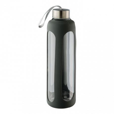 600ml Silicone Grip Water Bottle With Carry Strap - Image 3