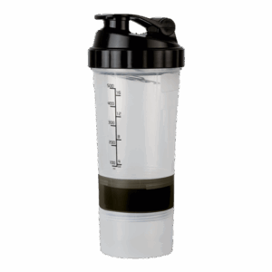 600ml Shaker With Two Bottom Compartments