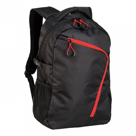 Backpack With Curved Contrast Zip - Image 2