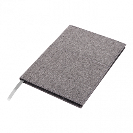 A5 Melange Notebook With Front Pocket
