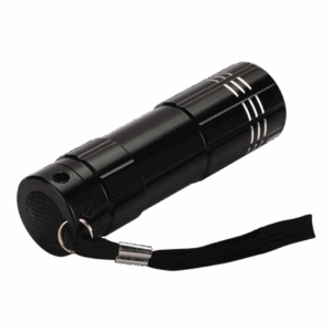 Aluminium COB Flashlight With Wrist Strap