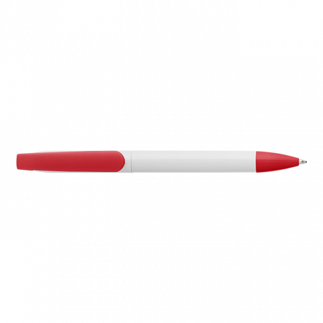 Twist Action Ballpoint Pen With White Barrel - Image 7