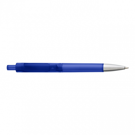 Ballpoint Pen With Transparent Coloured Barrel - Image 2