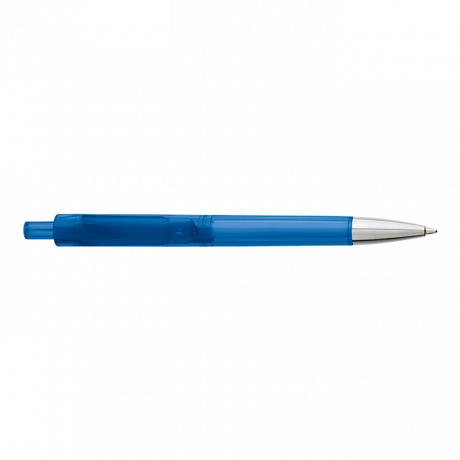 Ballpoint Pen With Transparent Coloured Barrel - Image 3