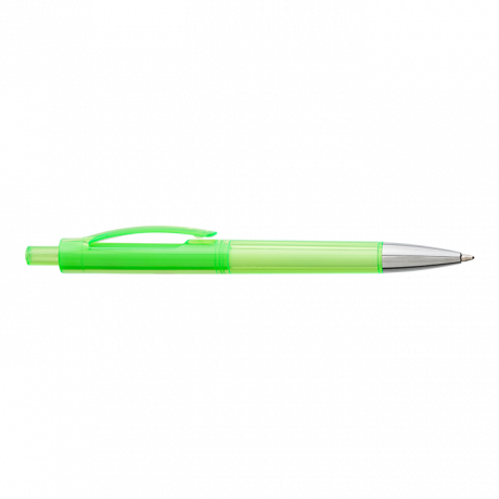Ballpoint Pen With Transparent Coloured Barrel - Image 4