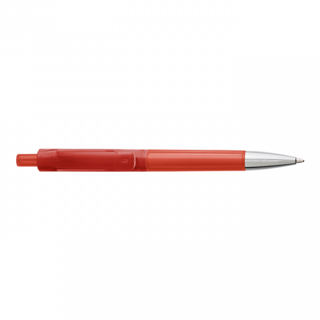 Ballpoint Pen With Transparent Coloured Barrel - Image 6