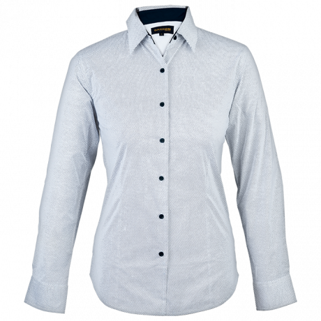 Ladies Richmond Lounge Shirt Long Sleeve - Image 2