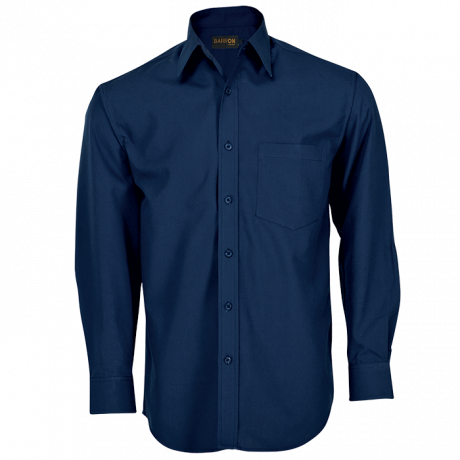 Mens Basic Poly Cotton Lounge Long Sleeve - Image 5