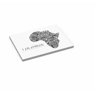 Andy Cartwright I am African - Glass Serving Board