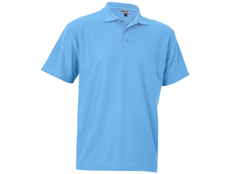 Mens Basic Pique Golf Shirt - Image 3