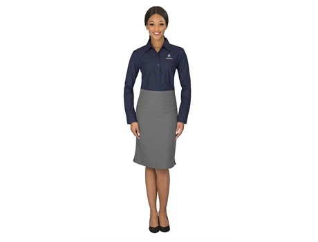 Ladies Long Sleeve Empire Shirt - Image 2