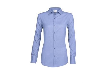 Ladies Long Sleeve Nottingham Shirt - Image 2