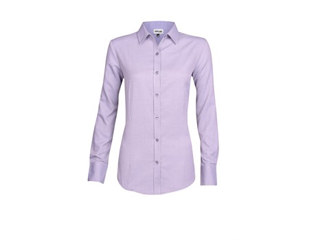 Ladies Long Sleeve Nottingham Shirt - Image 3