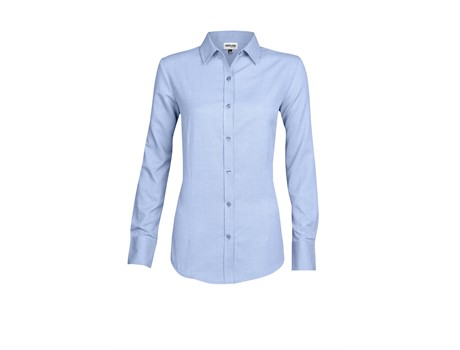 Ladies Long Sleeve Nottingham Shirt - Image 4
