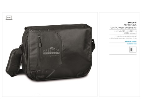 Crescendo Compu-Messenger Bag