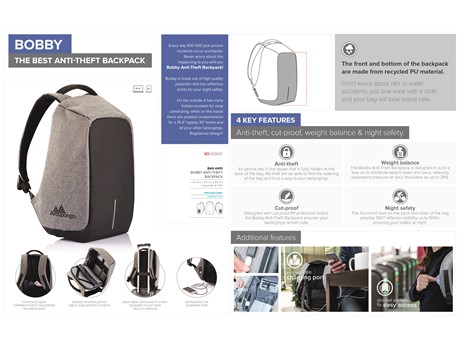 Bobby Anti-Theft Backpack
