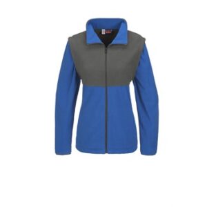 US Basic Ladies Benneton Zip-Off Micro Fleece Jacket