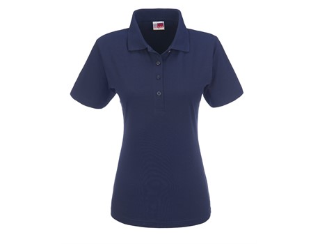 US Basic Ladies Cardinal Golf Shirt - Image 3