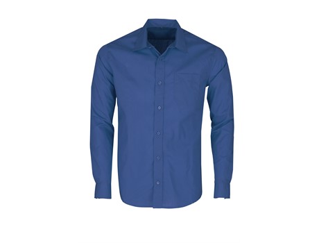 US Basic Mens Long Sleeve Kensington Shirt - Image 6